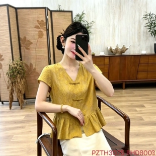 【6.16慧姐大码女装】2026新款半袖PZTH3075-7035
