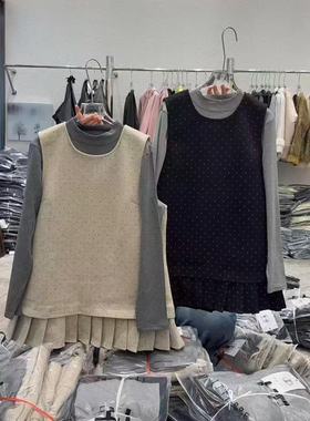 【12.9慧姐大码女装】2025新款重工两件套装PEM33922-