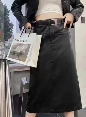 【12.16慧姐大码女装】2025新款款皮裙子PYF6761-