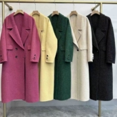 羊毛大衣外套SFX9331 2025新款 1.10慧姐大码 女装