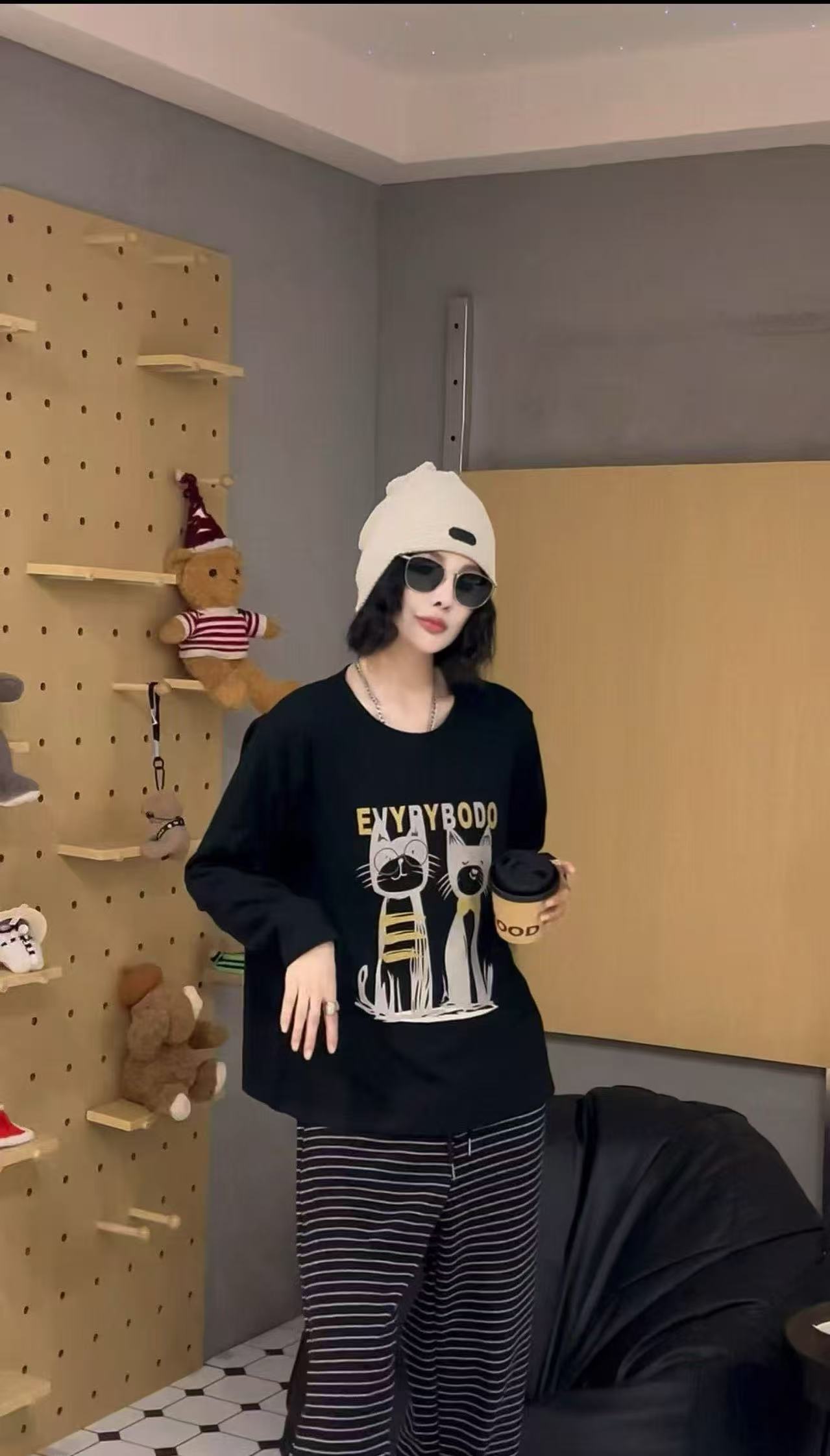 【11.9慧姐大码女装】2025新款款百搭上衣PHH1781-