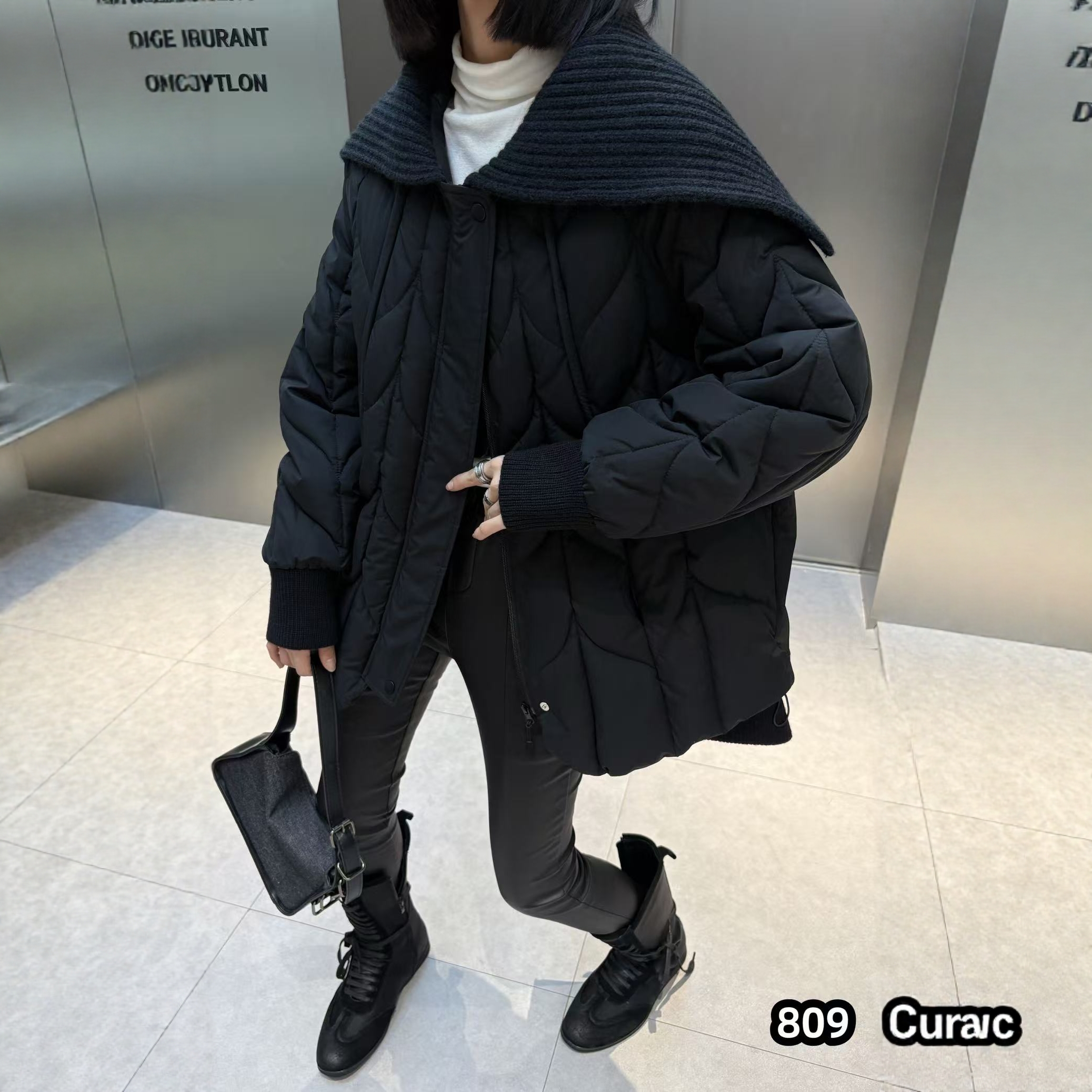 【10.12慧姐大码女装】2025新款棉服外套SYF809-