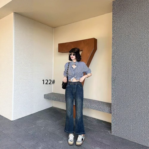 【12.16慧姐大码女装】2025新款款裤子CCJ122-7152