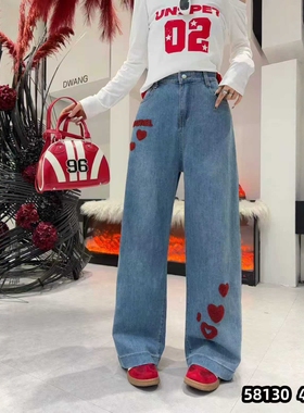 【1.15慧姐大码女装】2025新款裤子NN宁58130-7153