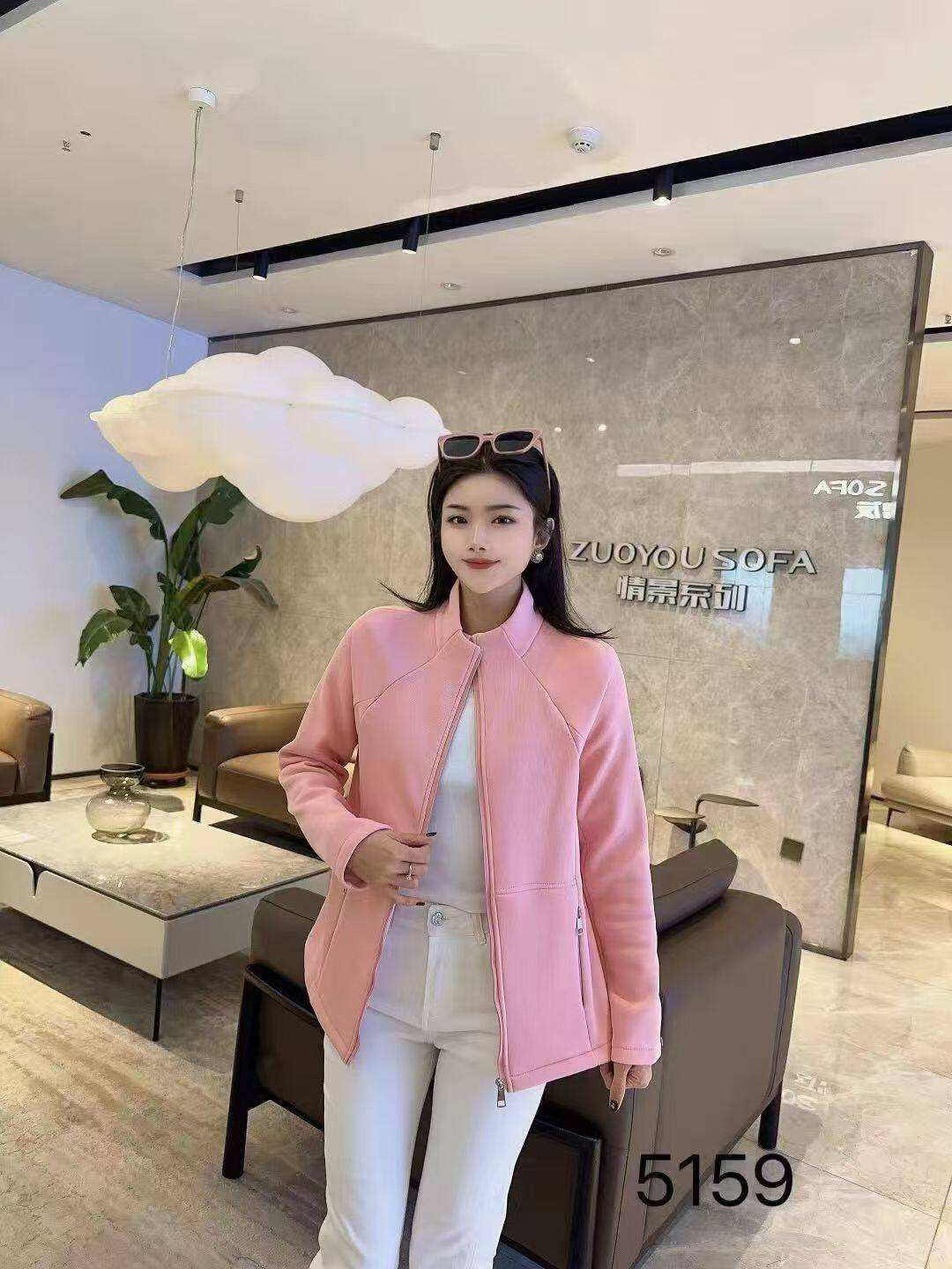 【11.28慧姐大码女装】2025新款加绒瑜伽外套DTT5159-