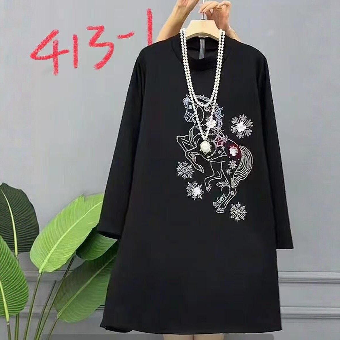 【12.18慧姐大码女装】2025新款款连衣裙XYD滴413-1-7160