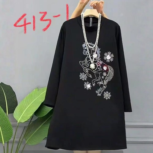 【12.18慧姐大码女装】2025新款款连衣裙XYD滴413-1-7160