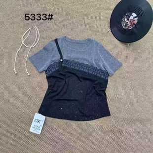 【5.20慧姐大码女装】2026新款半袖OKDM5333-