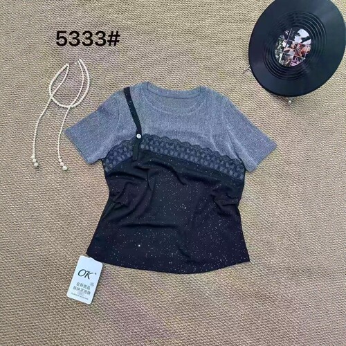 【5.20慧姐大码女装】2026新款半袖OKDM5333-