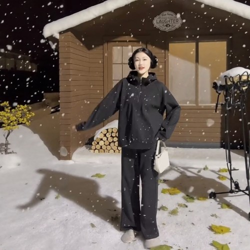 【12.1慧姐大码女装】2025新款满天星套装XY洋9865-