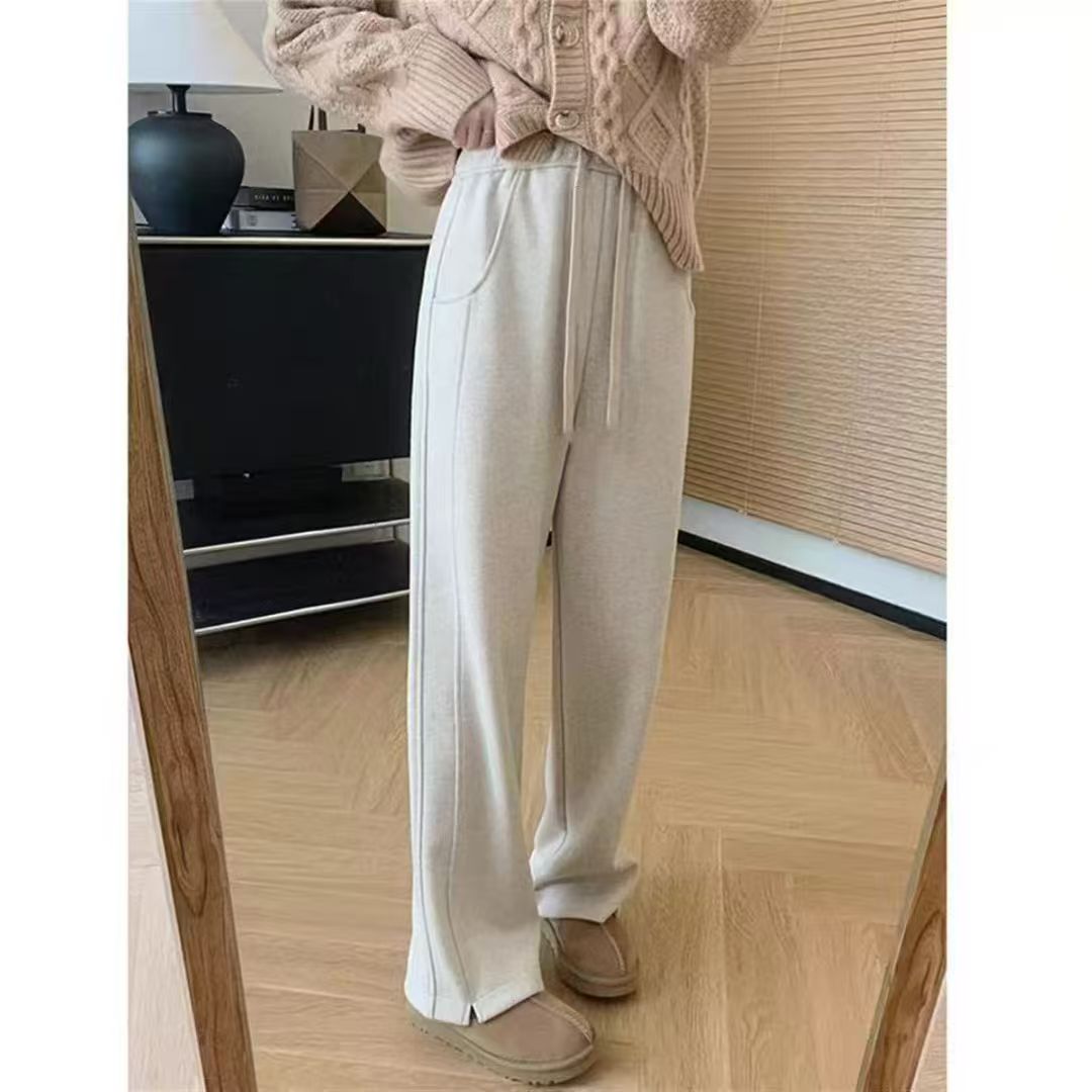 【9.22慧姐大码女装】2025新款羊毛裤子QSHF99518-