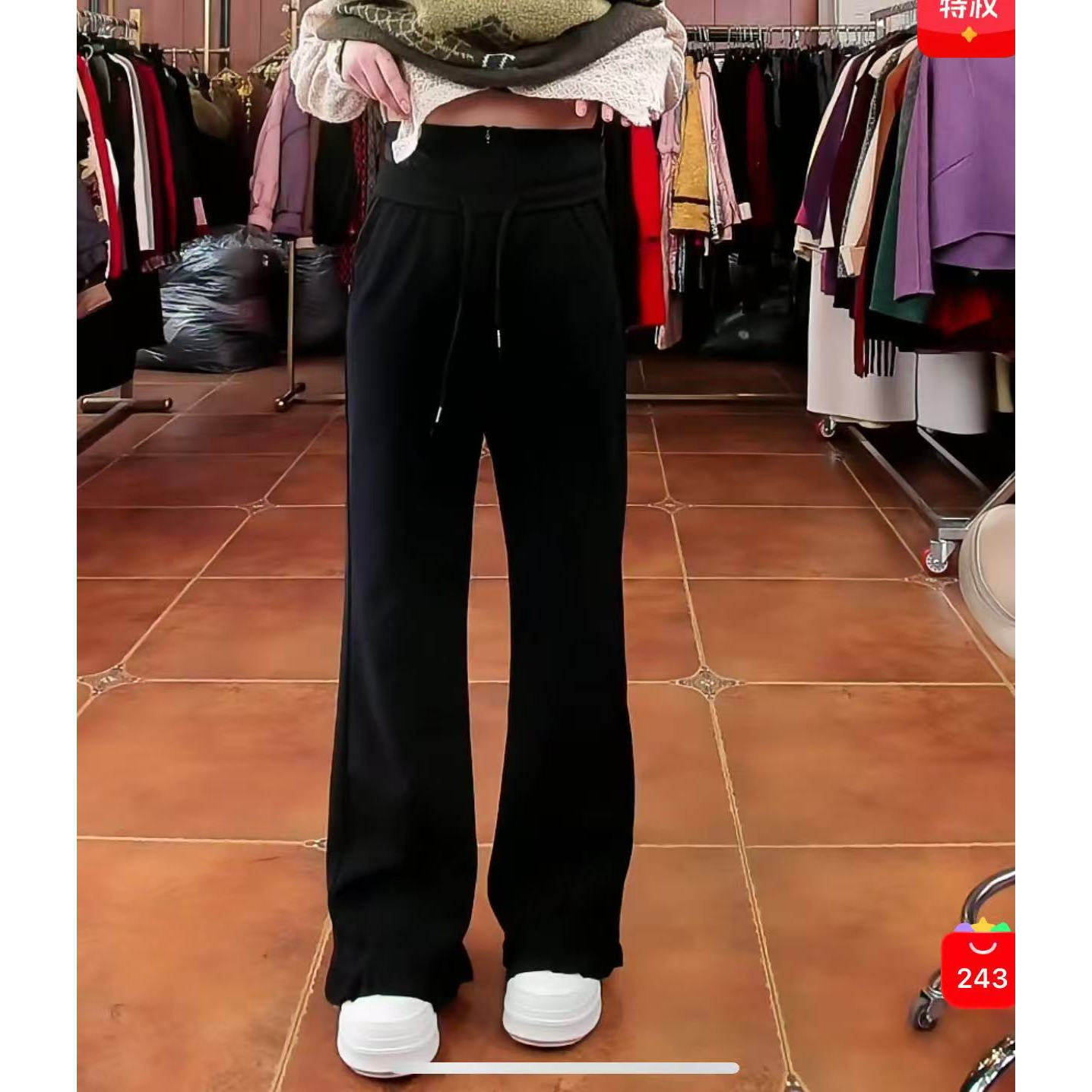 【1.12慧姐大码女装】2025新款裤子CZ2601-,女装/女士精品,大码羽绒服,淘宝优惠券,粉丝福利购,淘宝优惠卷