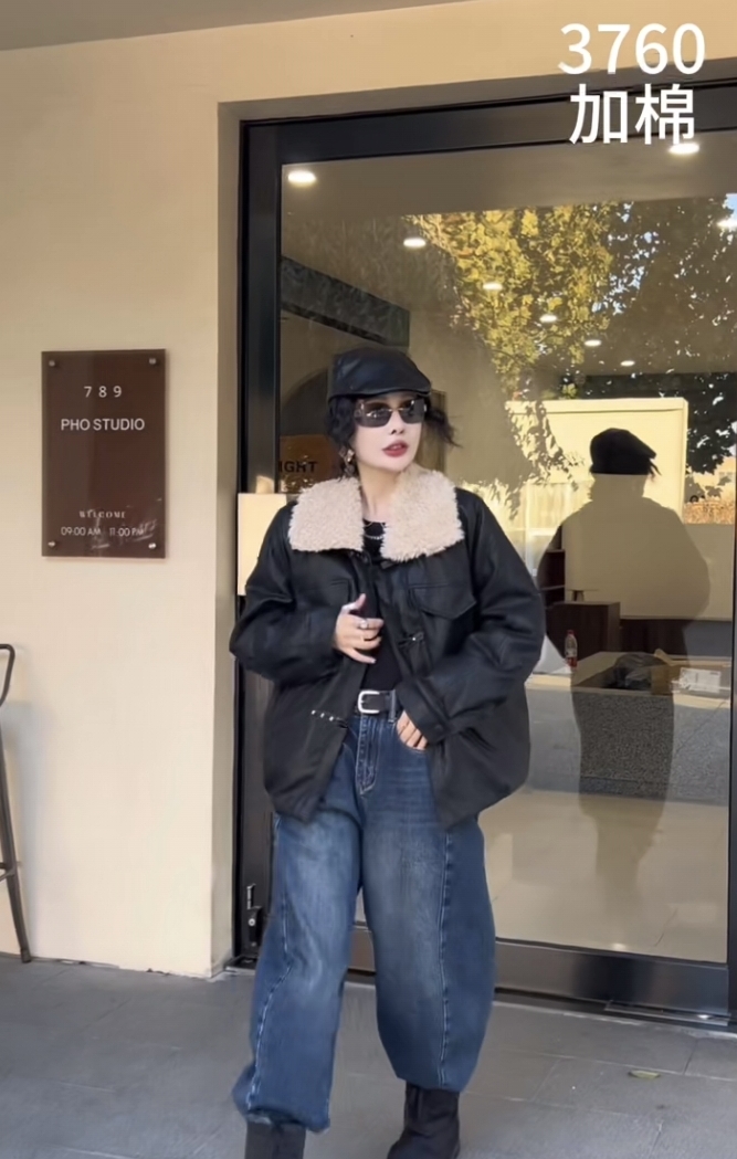 【11.14慧姐大码女装】2025新款棉服外套PDD3760-71145