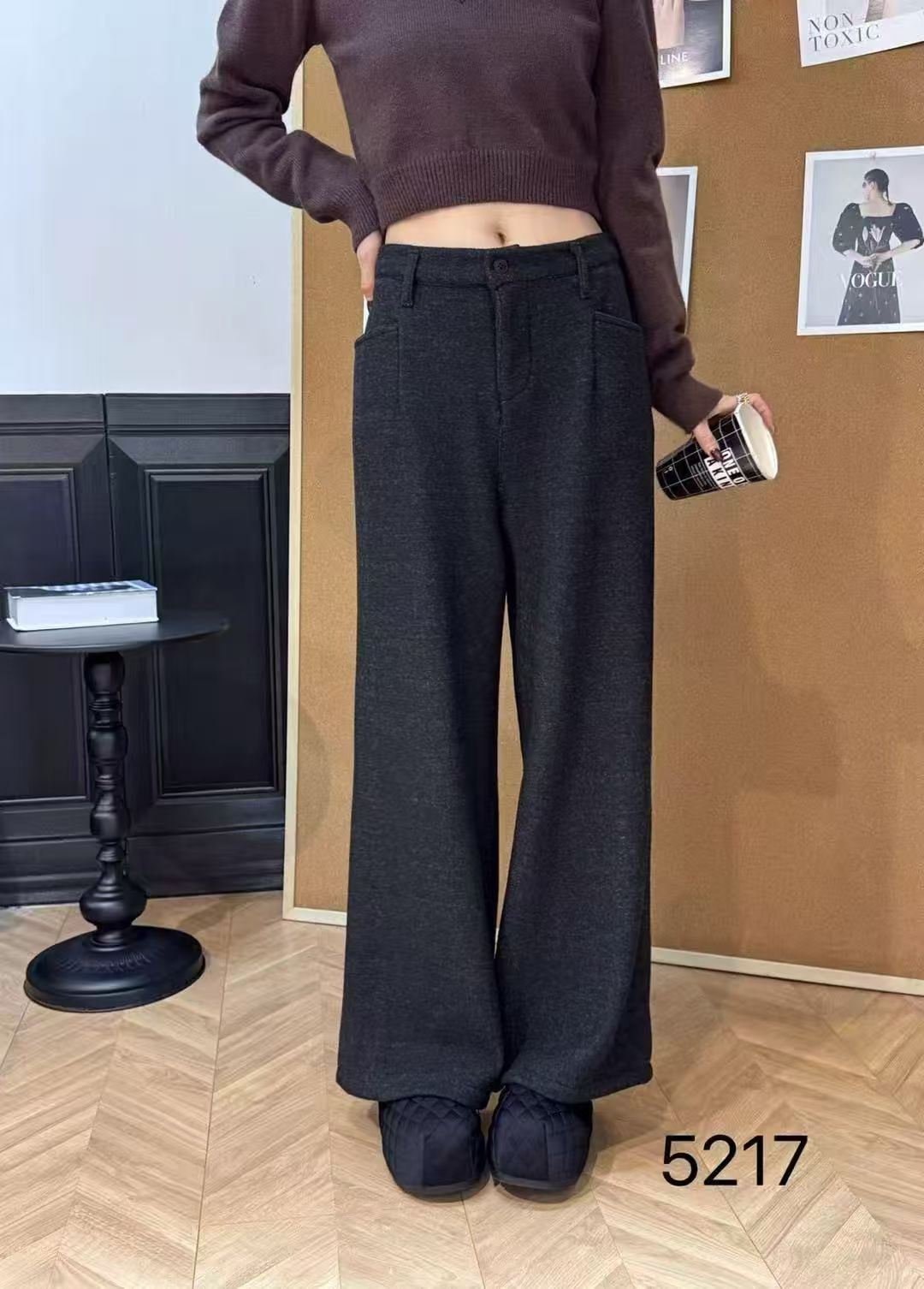 【11.28慧姐大码女装】2025新款裤子DTT5217-7140