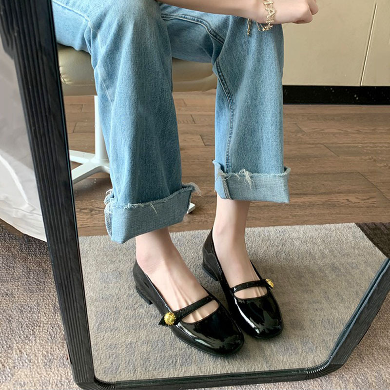 牛皮版~2025春秋款厚底小皮鞋