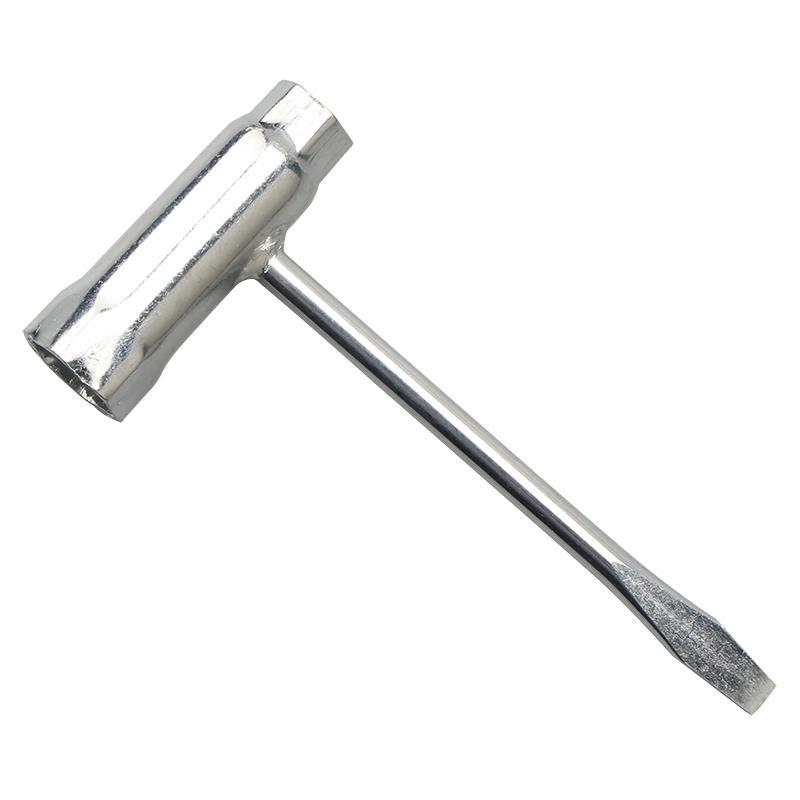 伐木锯油锯一字套筒草坪打草机汽油割草机十字套筒火花塞扳手通用