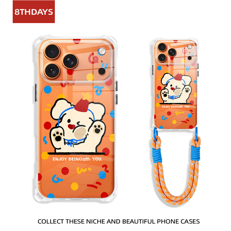 原创卡通手机壳适用苹果17挂绳斜挎16透明14镜头全包13高级12小众华为pura80波点mate60日韩小米15pro保护套,3C数码配件,手机保护套/壳,淘宝优惠券,粉丝福利购,淘宝优惠卷