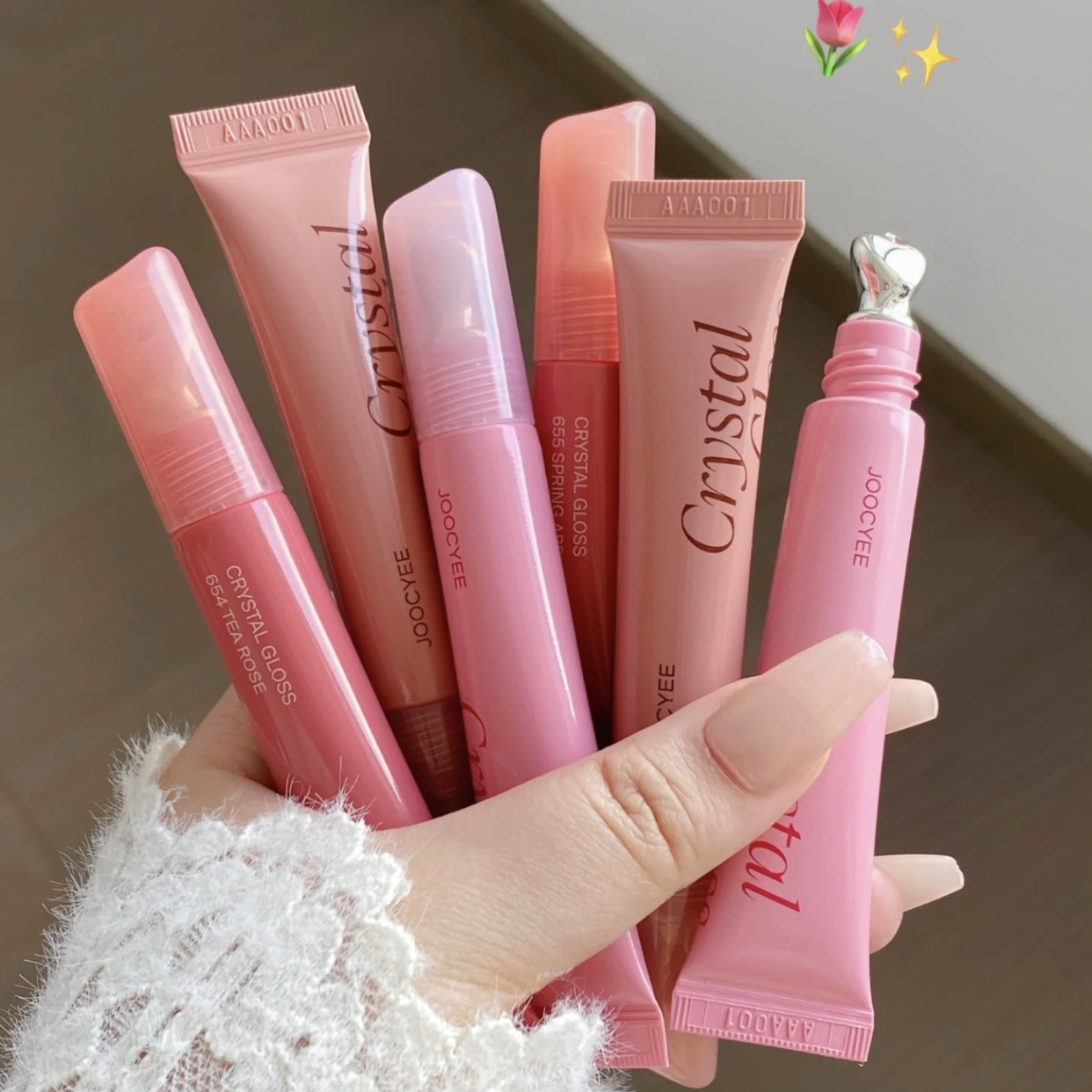 酵色冰透唇蜜镜面唇釉精华护唇