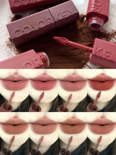 Colorkey珂拉琪可可粉雾唇泥926系列哑光雾面口红显白显色
