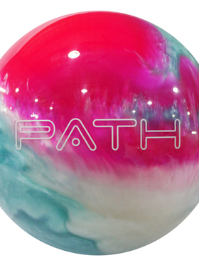 美国PYRAMID专用保龄球“PATH”系列直线球飞碟球8-16磅粉蓝白