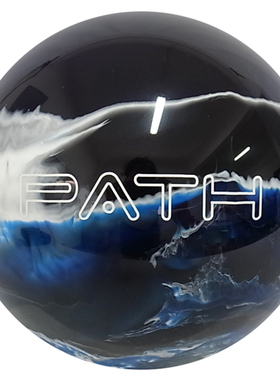 美国PYRAMID专用保龄球“PATH”系列直线球飞碟球8磅-14磅蓝白黑