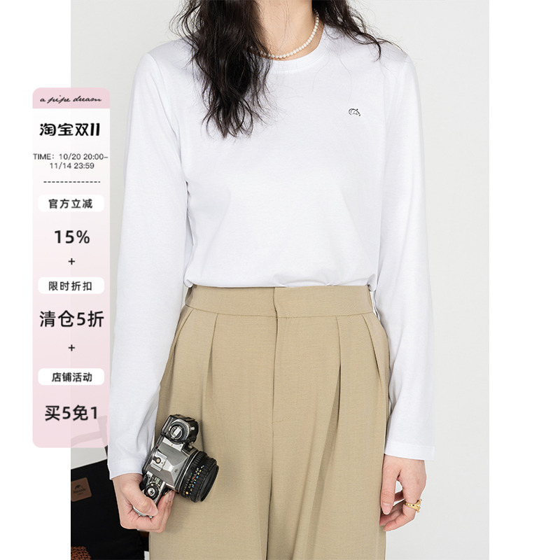 圆领印花长袖T/漫游画家