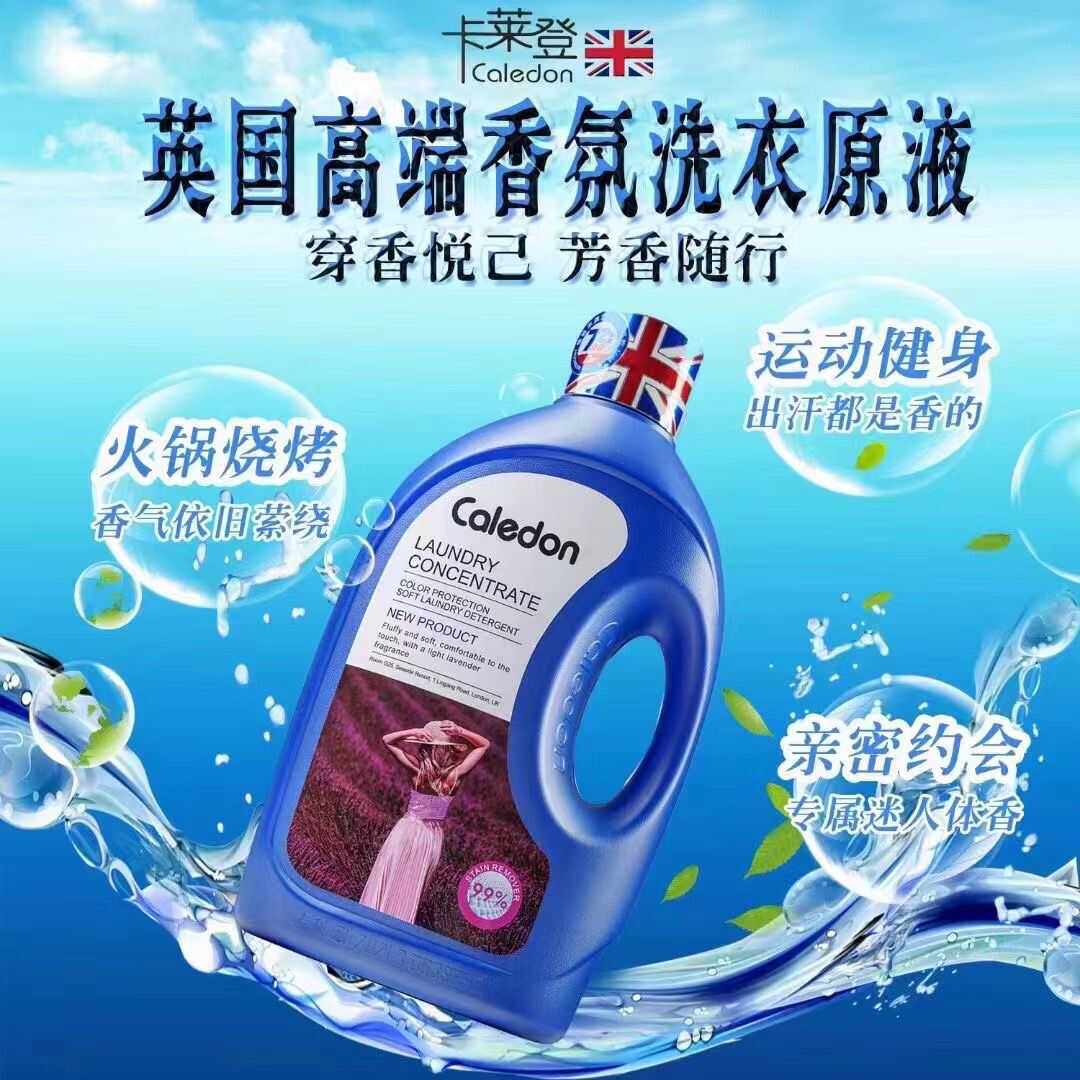 正品卡莱登洗衣原液大桶亮白去渍去污家庭洗衣服薰衣草味持久留香