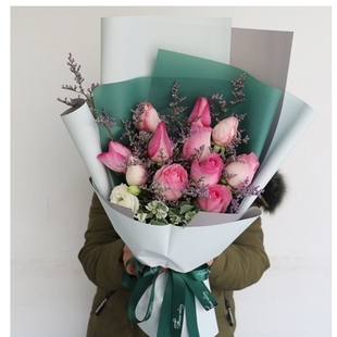 桂林象山区万福广场象鼻山秀峰区鲜花店母亲节速递玫瑰生日蛋糕