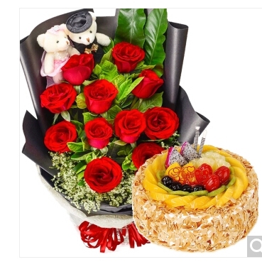 宁波海曙区洞桥镇鄞江镇章水镇龙观乡蛋糕店鲜花店配送生日蛋糕