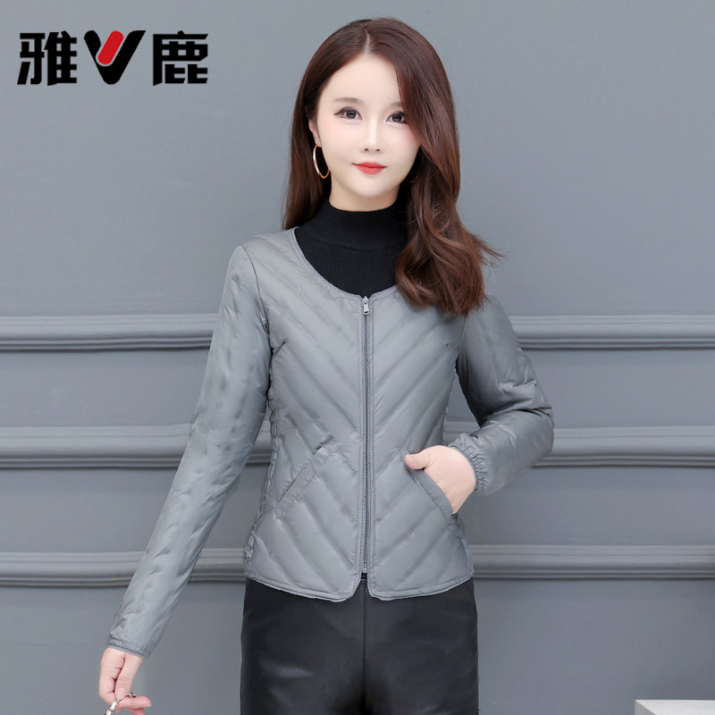 yaloo/雅鹿轻薄短款修身羽绒服