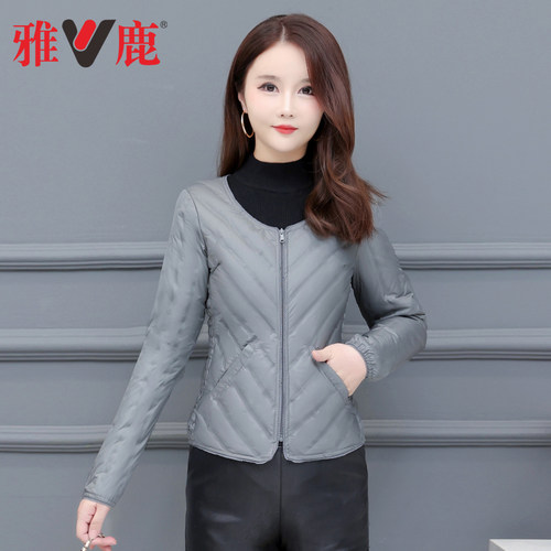 yaloo/雅鹿轻薄短款修身羽绒服