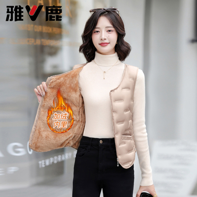 加绒加厚百搭短款圆领轻薄