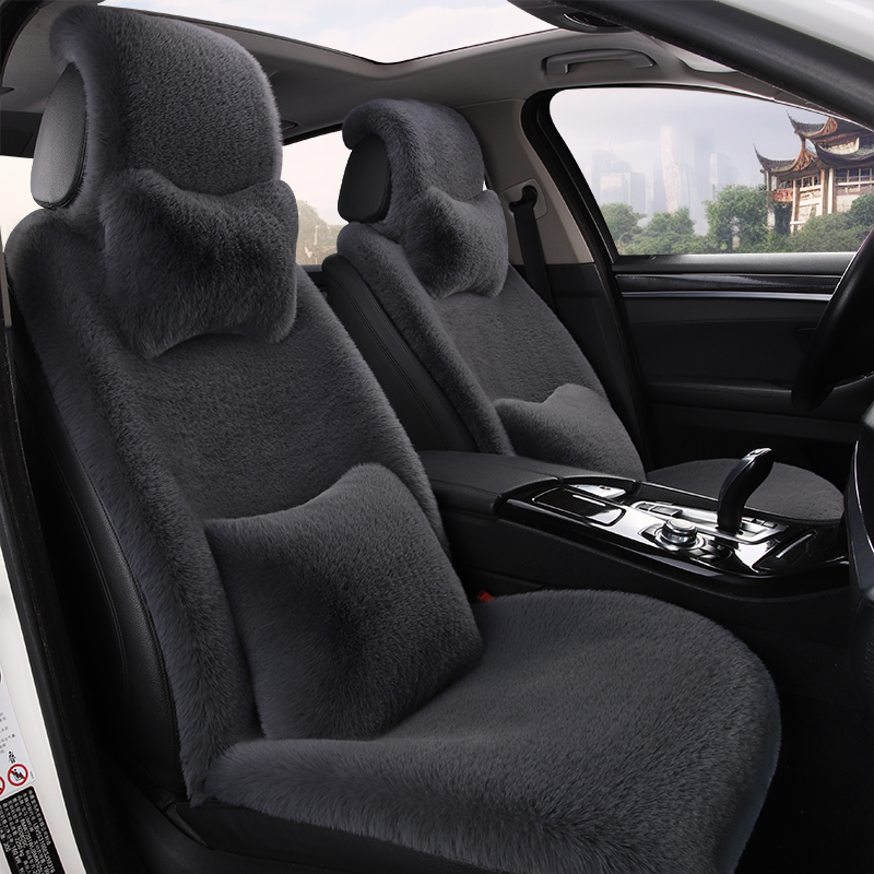 冬季毛绒加热座椅高级感2025新款