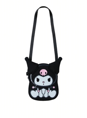 波司登×三丽鸥家族包包酷洛米/玉桂狗卡通玩偶包斜挎包儿童小包