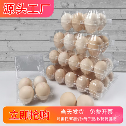 一次性塑料鸡蛋托透明鸡蛋盒子包装盒土鸡蛋鸭蛋鹌鹑蛋包装盒定制