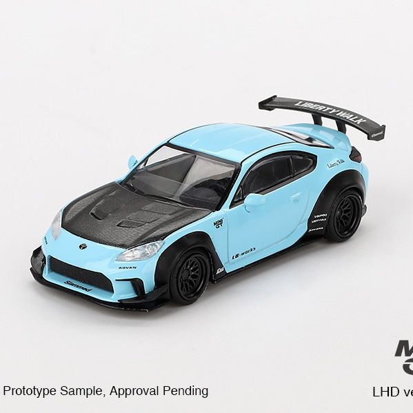 MINIGT 1:64 丰田Toyota GR86 LB Nation 宽体改装 合金汽车模型