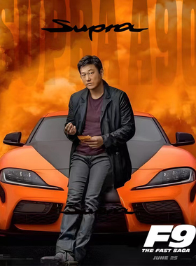 TM丰田速霸Supra A80 韩1/64 Time micro合金汽车模型速度与激情9