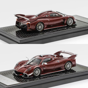 帕加尼Pagani 花雅Huayra 仿真合金汽车模型收藏 LCD 红碳