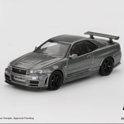 MINIGT 1:64 尼桑天际线GT-R NISMO BNR34 CRS 1160#合金汽车模型