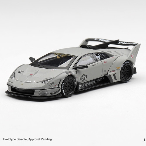 MINIGT 1:64 兰博基尼蝙蝠 LBWK MURCIELAGO 战斗灰 合金车模1314