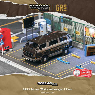 TW 1:64 大众迈特威 T3 面包车巴士Van GRS 仿真合金汽车模型收藏