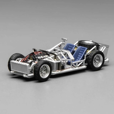 MH 1:64 玛莎拉蒂Spaceframe w/ Engine 鸟笼 骨架 合金汽车模型