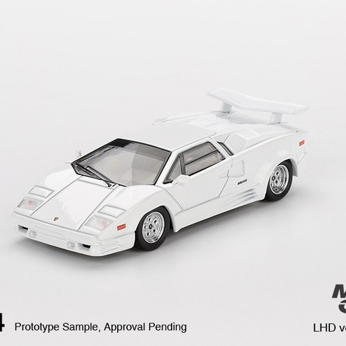 MINIGT 1:64 兰博基尼 康塔什 Countach 25th 仿真合金汽车模型白