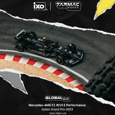 TW 1:64 梅赛德斯奔驰AMG W14 E 意大利大奖赛 汉密尔顿 合金车模