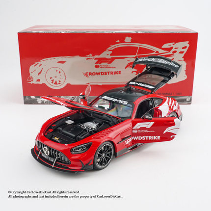 迷你切 1:18 2025年 奔驰AMG GT BLACK SERIES F1安全车 合金车模