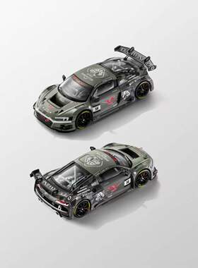 Kilo 1:64 奥迪AUDI R8 LMS GT3 EVO II 达尔文 开盖合金汽车模型
