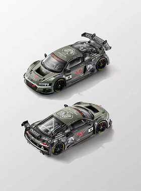 Kilo 1:64 奥迪AUDI R8 LMS GT3 EVO II 达尔文 开盖合金汽车模型