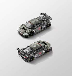 Kilo 1:64 奥迪AUDI R8 LMS GT3 EVO II 达尔文 开盖合金汽车模型