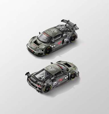 Kilo 1:64 奥迪AUDI R8 LMS GT3 EVO II 达尔文 开盖合金汽车模型