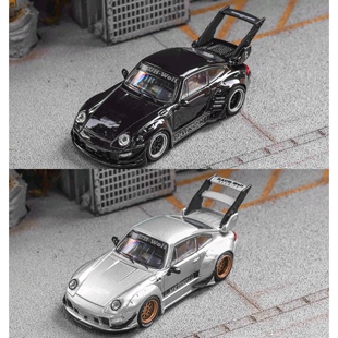 Star Model 1:64 保时捷RWB 993 Rauh-Welt宽体改装 合金汽车模型